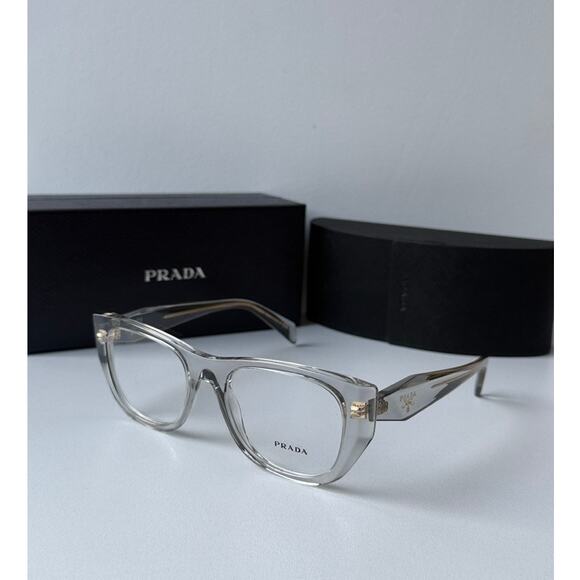 NEW Prada PR A18V Eyeglasses Frames in Clear - Picture 1 of 5